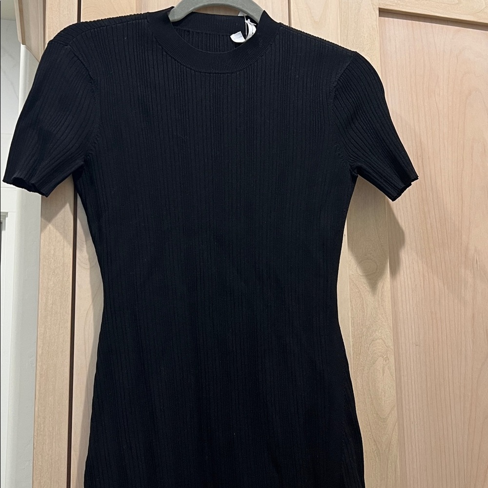 Frame black dress